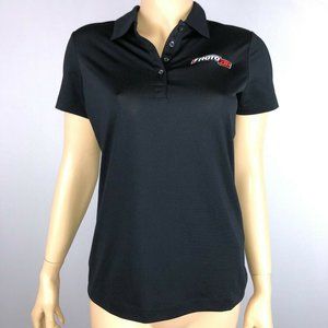 Nike Black Polo Shirt Roto Zip It Womens S